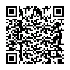 QR-koodi puhelinnumerolle +2698420865