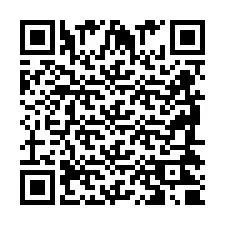 Código QR para número de teléfono +2698420880