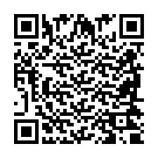 QR Code pour le numéro de téléphone +2698420887