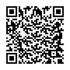 QR-koodi puhelinnumerolle +2698420898