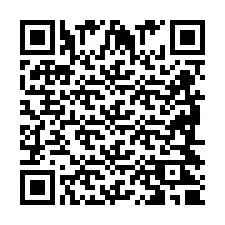 Código QR para número de teléfono +2698420922