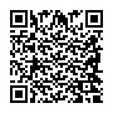 Codice QR per il numero di telefono +2698420972