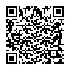 QR Code pour le numéro de téléphone +2698421001