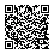 Codice QR per il numero di telefono +2698421018