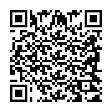 Código QR para número de telefone +2698421022