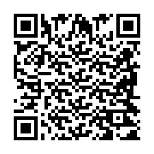 QR-код для номера телефона +2698421026