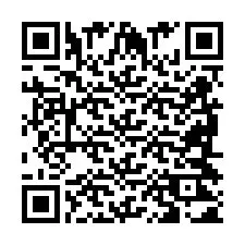 Código QR para número de telefone +2698421033