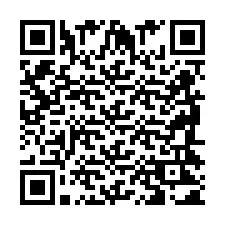 QR-code voor telefoonnummer +2698421050