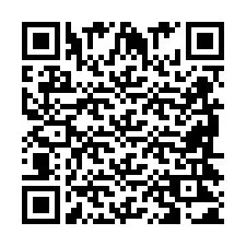 QR-код для номера телефона +2698421057