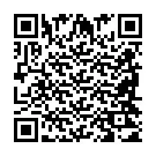 Código QR para número de telefone +2698421077