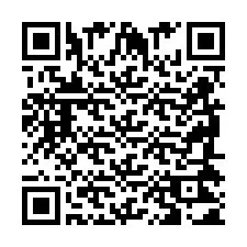 QR код за телефонен номер +2698421080