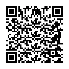 QR-koodi puhelinnumerolle +2698421087