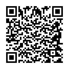 QR код за телефонен номер +2698421093