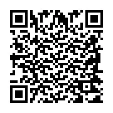 QR-код для номера телефона +2698421098