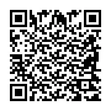 QR-code voor telefoonnummer +2698421107