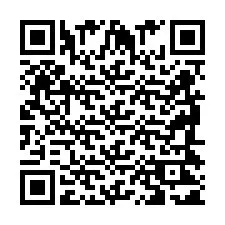 Código QR para número de telefone +2698421110