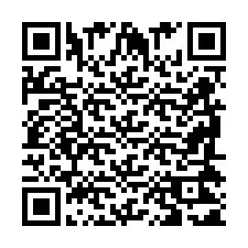 QR-code voor telefoonnummer +2698421185