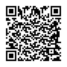 Código QR para número de telefone +2698421206