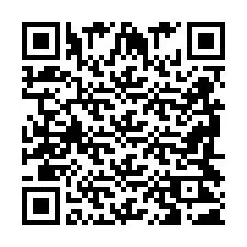 QR код за телефонен номер +2698421225