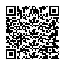 QR код за телефонен номер +2698421228