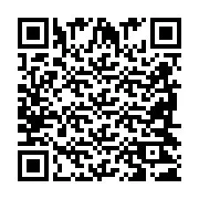 QR код за телефонен номер +2698421233