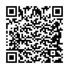 Codice QR per il numero di telefono +2698421237