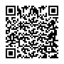 Código QR para número de teléfono +2698421257