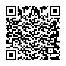 Código QR para número de telefone +2698421334