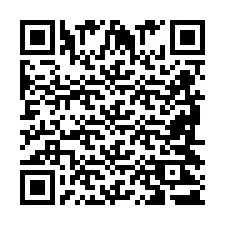 Código QR para número de teléfono +2698421337