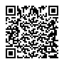 QR код за телефонен номер +2698421358