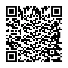 Codice QR per il numero di telefono +2698421366