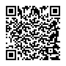 Código QR para número de teléfono +2698421385