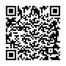 Codice QR per il numero di telefono +2698421386