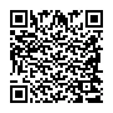 Código QR para número de teléfono +2698421396