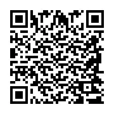 Codice QR per il numero di telefono +2698421399