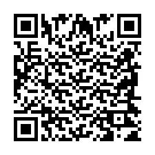 QR код за телефонен номер +2698421408