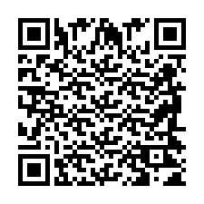 Codice QR per il numero di telefono +2698421411