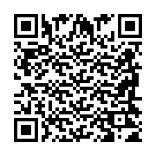 QR код за телефонен номер +2698421445