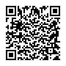 QR код за телефонен номер +2698421451