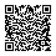 QR-код для номера телефона +2698421461