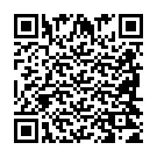 QR-koodi puhelinnumerolle +2698421463