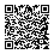 QR-код для номера телефона +2698421464