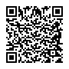 QR Code สำหรับหมายเลขโทรศัพท์ +2698421466