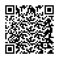 Código QR para número de teléfono +2698421471