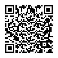 QR Code pour le numéro de téléphone +2698421481