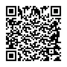 QR Code pour le numéro de téléphone +2698421487