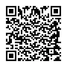 Codice QR per il numero di telefono +2698421488