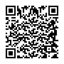 Código QR para número de teléfono +2698421492