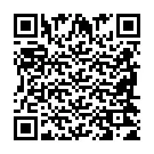 Código QR para número de telefone +2698421497