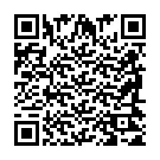 Código QR para número de telefone +2698421501